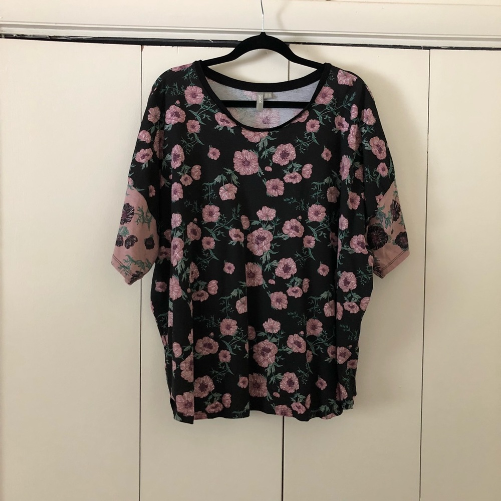 ASOS floral boxy tee